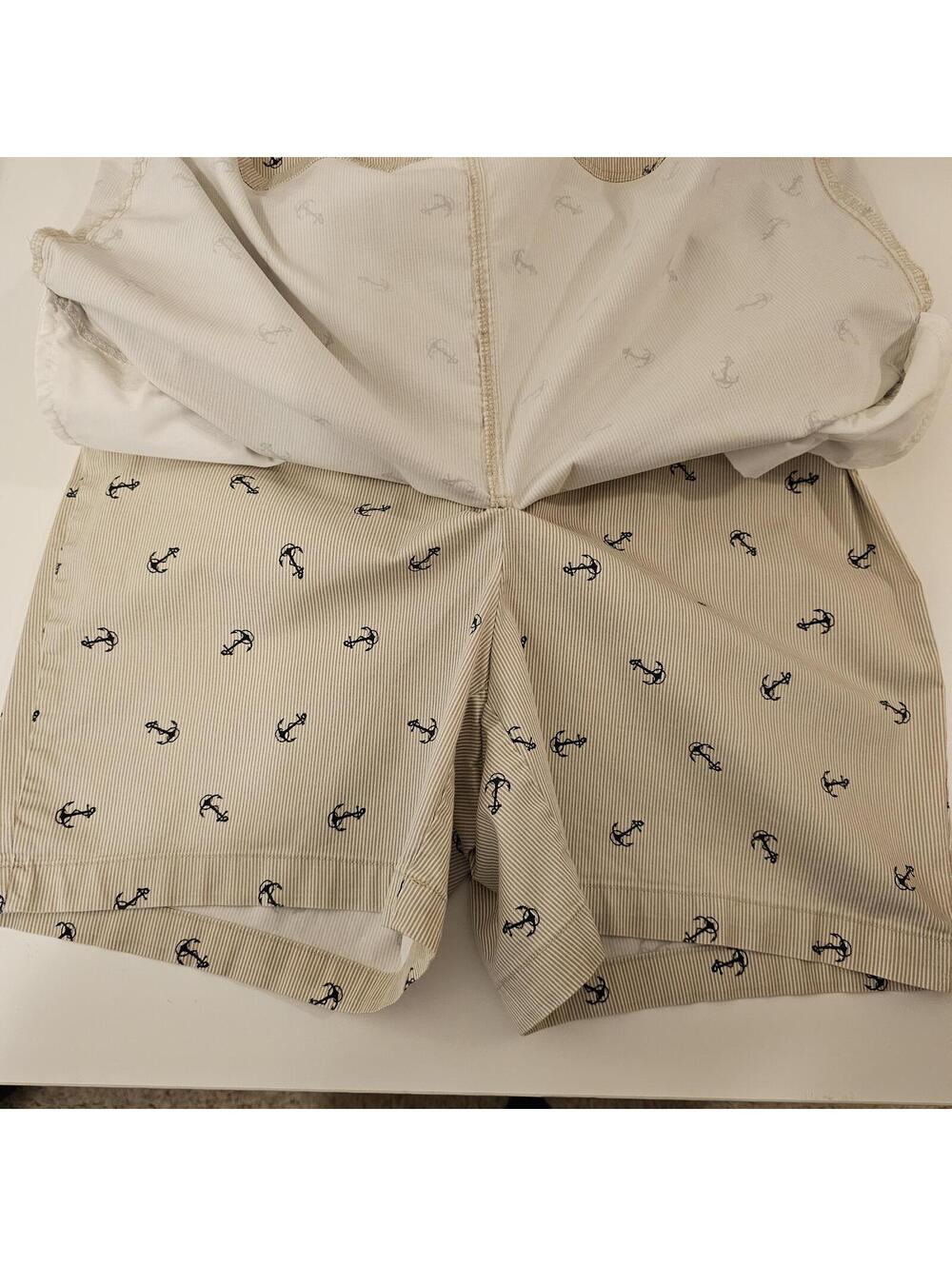 Karen Scott Misses Skort Nautical Anchor Beach Summer Seaside Chic Size 12 - Picture 7 of 8
